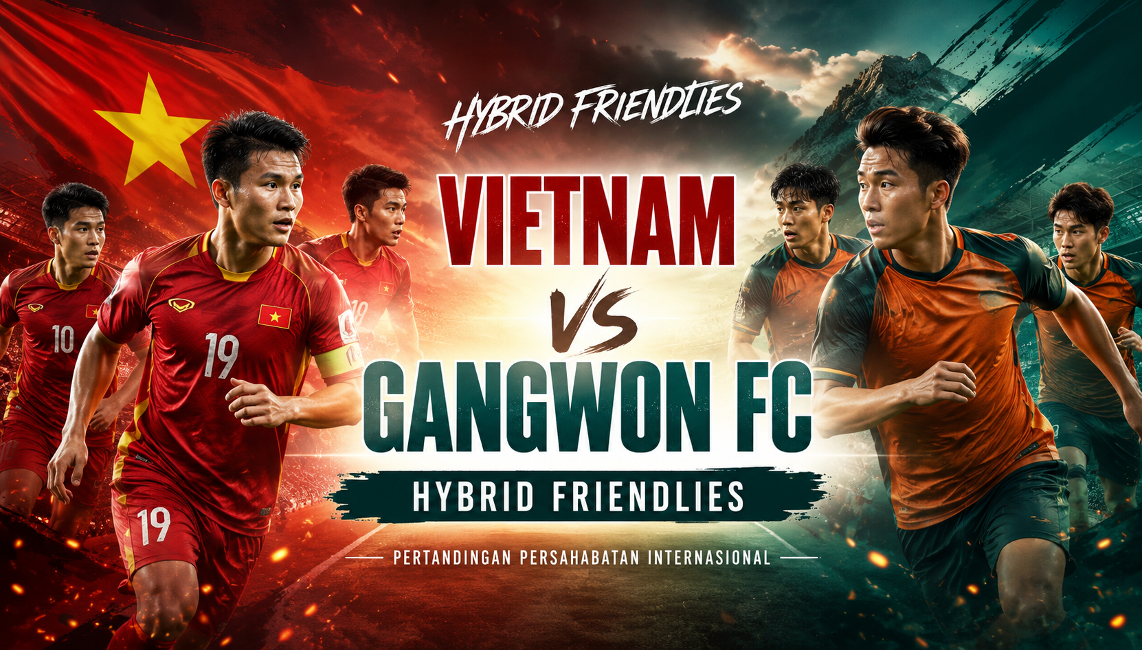 Jalalive Menyoroti Duel Vietnam vs Gangwon FC Hybrid Friendlies Malam Ini Pukul 19.00 WIB yang Sarat Adu Strategi