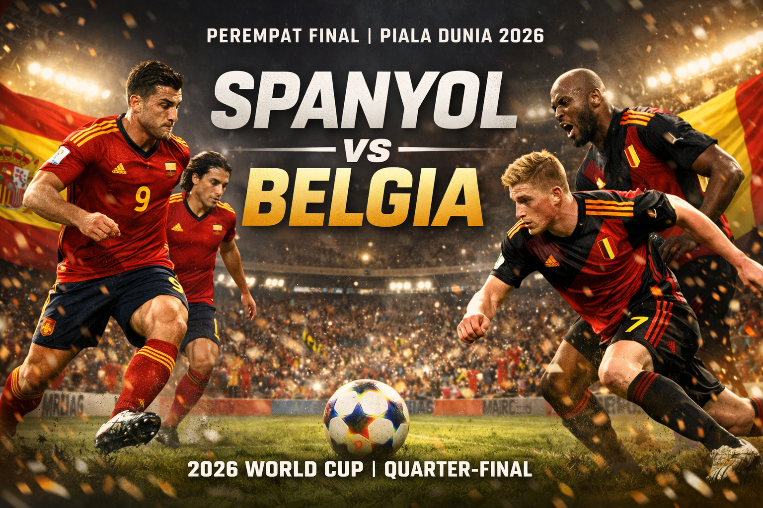 Streaming Spanyol vs Belgia Piala Dunia 2026 Dini Hari Ini Pukul 02.00 WIB – Jalalive Menjadi Pilihan Pecinta Sepak Bola Menjelang Laga Besar